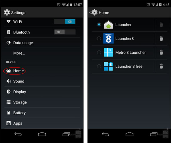 Launcher Windowsphone8 Android