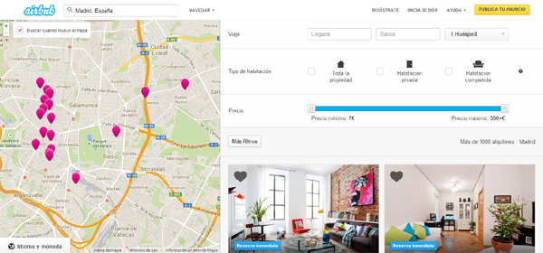 Madrid y Barcelona complican el servicio de la web de casas Airbnb 2 Airbnb en Madrid y Barcelona