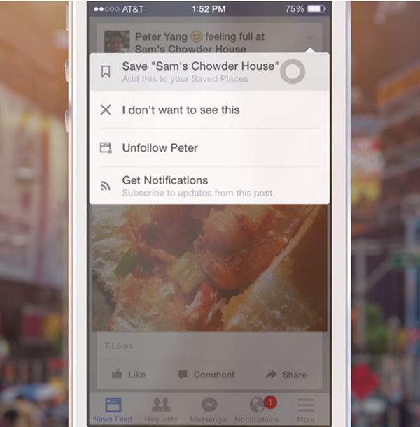 Facebook presenta Save, un marcador que guardará información de tu tablón