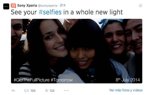 sony-smartphone-selfie-tweet