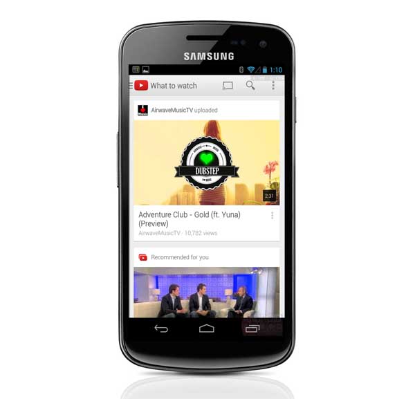 YouTube para Android ya reproduce las pelí­culas compradas en Google Play