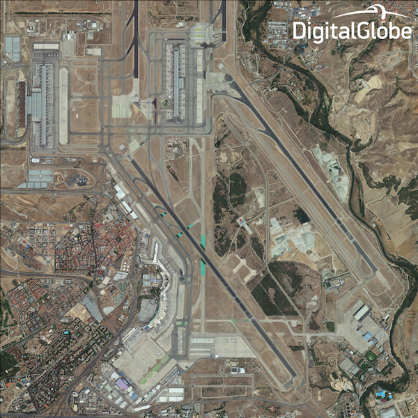 Madrid en alta resolución, las fotos de satélite Digital Globe