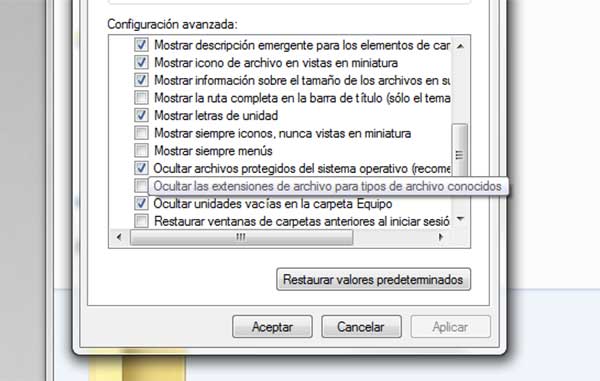 extensiones archivos windows