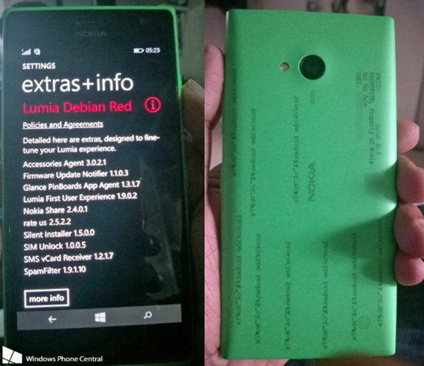 Primeras fotos filtradas del Nokia Lumia 730