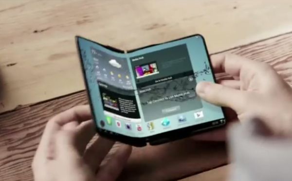 Samsung prueba un prototipo de smartphone con pantalla que se pliega