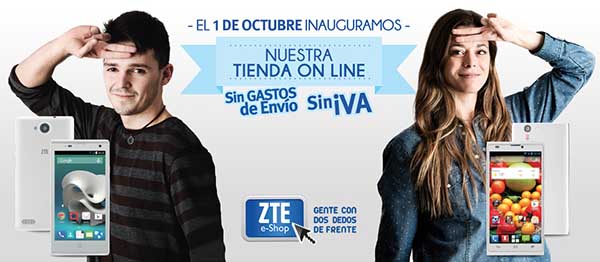 ZTE abre tienda online en España y lo celebra regalando el IVA a sus clientes