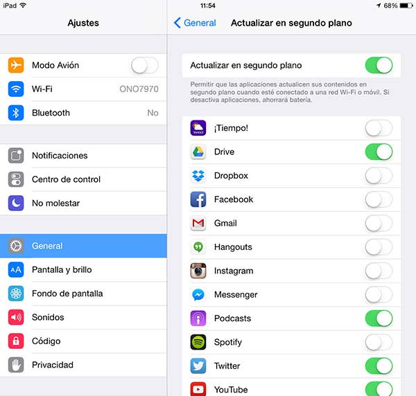 iOS 8 bateria