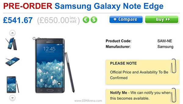 samsung galaxy note edge precio uk