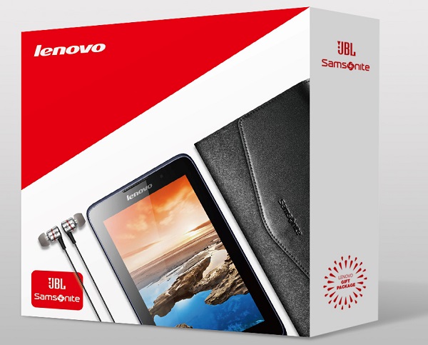 Lenovo Pack de Navidad A7, pack navideño con tableta Lenovo, auriculares JBL y funda Samsonite 2 Lenovo Pack A7