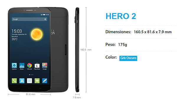 alcatel onetouch hero 2