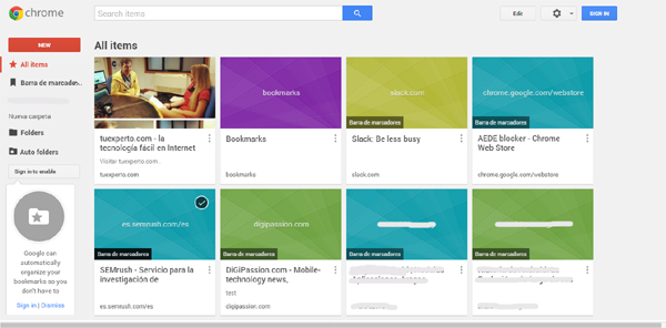 Google Bookmark Manager