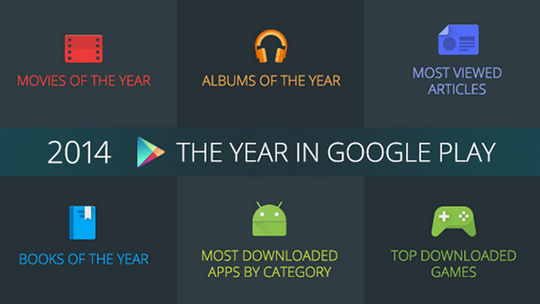 Google muestra lo más descargado de Google Play en 2014 en una infografí­a