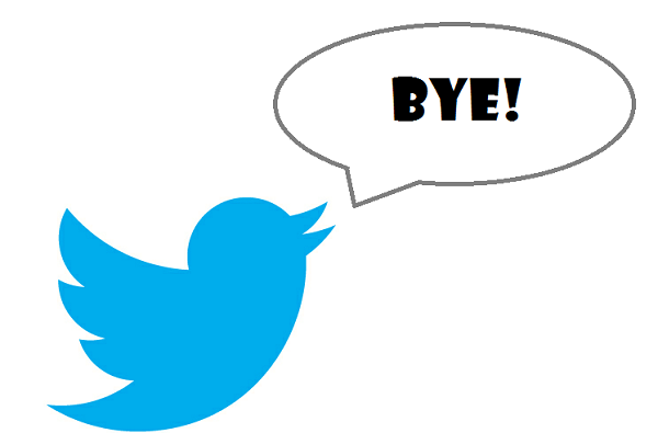 Adiós a Twitter Cómo darse de baja y eliminar la información del perfil de Twitter 1