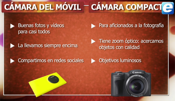 Cámara del Móvil vs Cámara Compacta