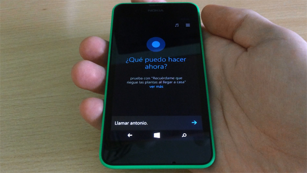 Probamos la versión alpha del asistente de voz Cortana en español