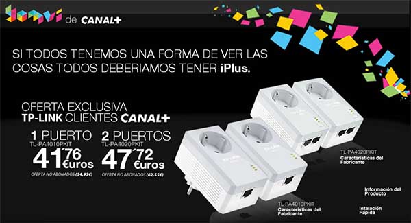 TP-Link ya trabaja con Canal+ para llevar Internet a usuarios de iPlus 2 tp-link canal+