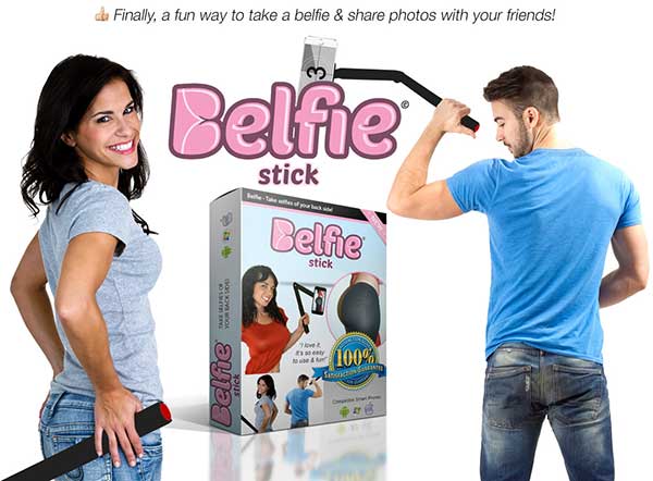 Belfie Stick, un accesorio que te ayuda a hacer selfies… de tu culo