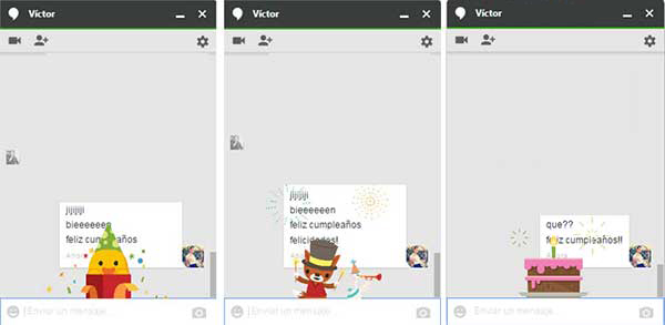 Hangouts emoticonos ocultos
