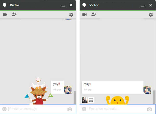 Hangouts emoticonos ocultos