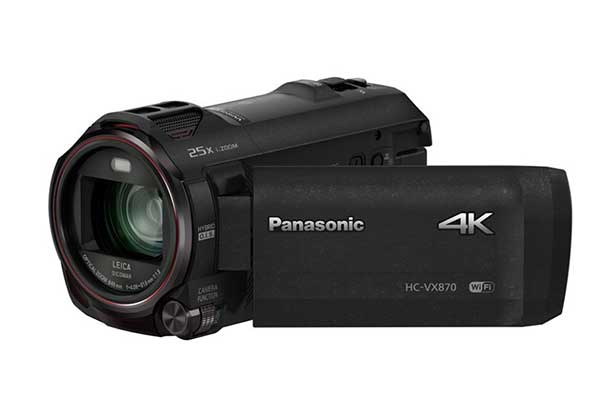 Panasonic VX870 y Panasonic BDT270, videocámara y reproductor Blu-Ray 4K