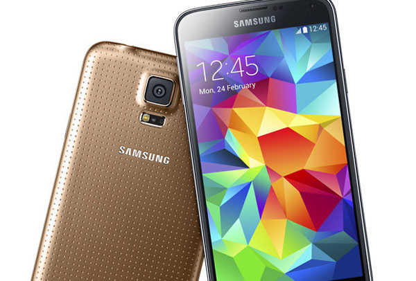 Samsung Galaxy S5 Gold 01