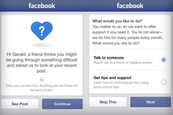 Facebook añade una nueva herramienta para prevenir suicidios 2 Facebook suicidios