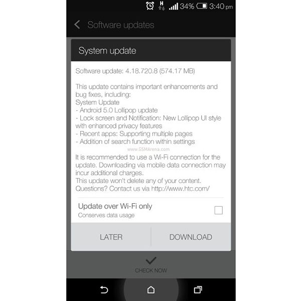 El HTC One M8 recibe Android 5.0 Lollipop en algunos mercados 2 HTC One M8 Lollipop