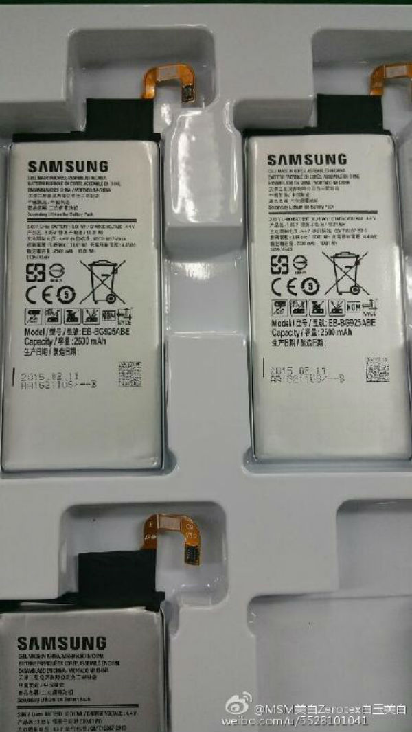 Aparece en imágenes la batería del Galaxy S6 2 Samsung Galaxy S6 batería