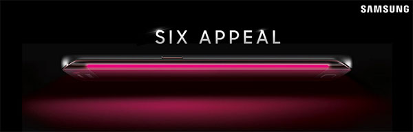 Samsung muestra una imagen promocional del Samsung Galaxy S6 Edge