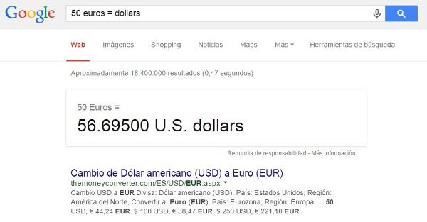 Conversor euros dólares