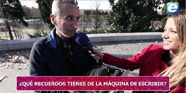 Máquina de escribir en Regreso al Pasado