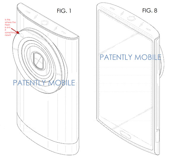 Samsung patenta un nuevo diseño para el Galaxy K Zoom