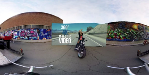 Así­ es el primer videoclip musical en YouTube con giro de 360 grados