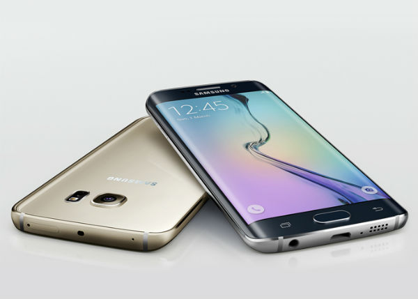 Samsung Galaxy S6 edge es tirado al piso a modo de prueba