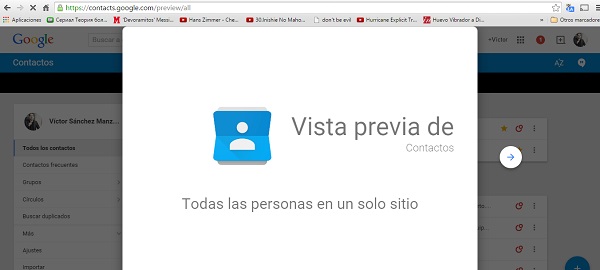 Google renueva el diseño de su sección de contactos 2 Contactos de Google
