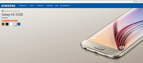 Samsung comercializará el Samsung Galaxy S6 en color marrón