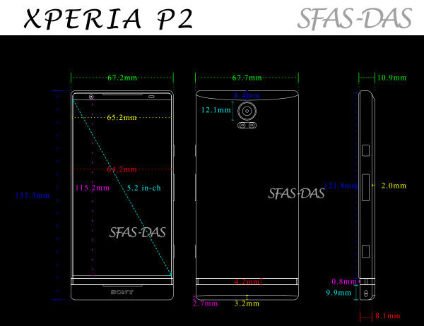 Se filtra un nuevo Sony Xperia P2 2 Sony Xperia P2