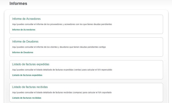 informes-sage-one Sage One, probamos este servicio web de facturas e informes para autónomos y pymes 1