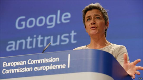 unión europea demanda a Google