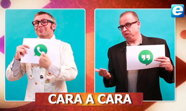 Llamadas de WhatsApp vs Google Hangouts