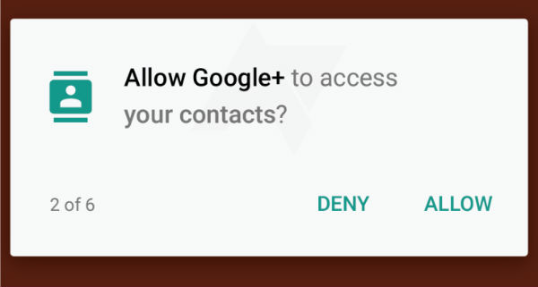 Android M permisos