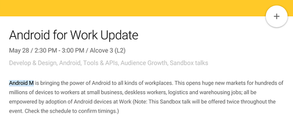 Android-M Android M
