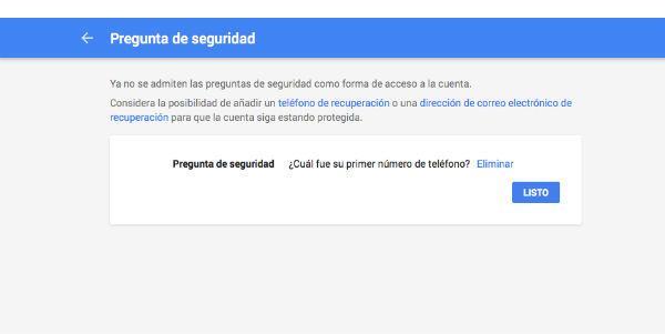 ¿Cuál es tu comida favorita? ¿Cuál es el nombre de tu madre? y otras preguntas fáciles de hackear 2 Google pregunta seguridad