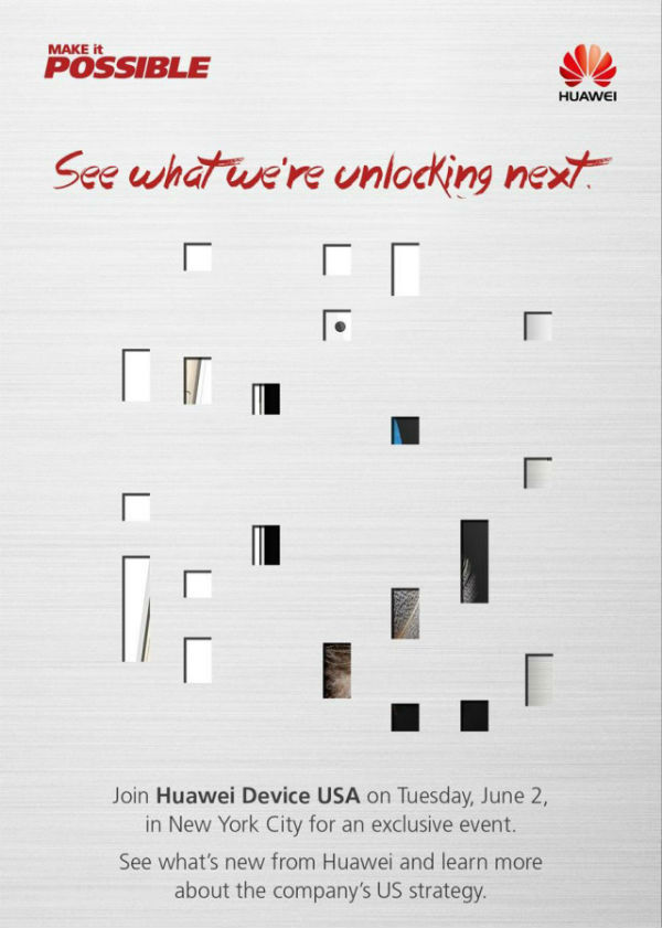 Huawei anuncia un evento para el 2 de junio en Nueva York 1 Huawei evento