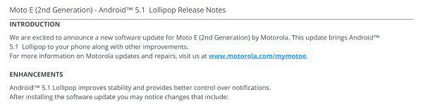 Motorola MotoE 01