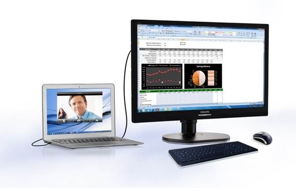 Philips 221S6QUMB, monitor de 21,5 pulgadas que funciona a través de USB