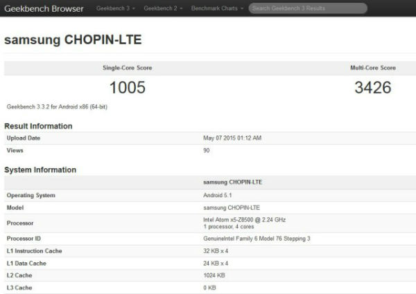 Se filtra una misteriosa tableta Samsung con 4GB de RAM 2 Samsung tablet