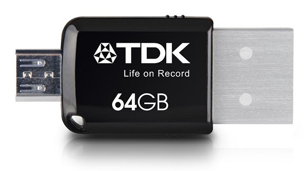 TDK 2 en 1 Flash Drive Express, memoria 2 en 1 para smartphones y PC