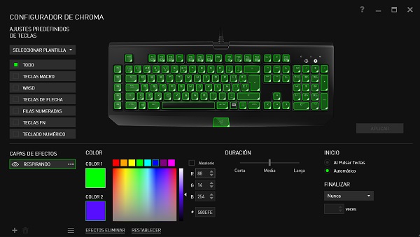 Razer BlackWidow Chroma, probamos este teclado para jugones 5 Razer BlackWidow Chroma