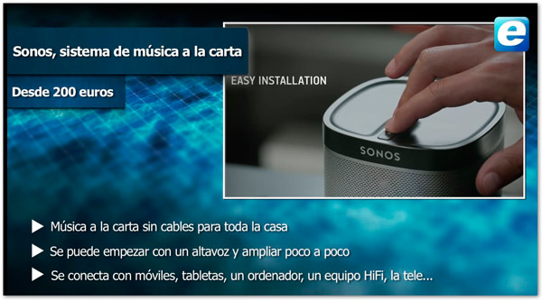 Equipos de música de Sonos en TOMA GADGET